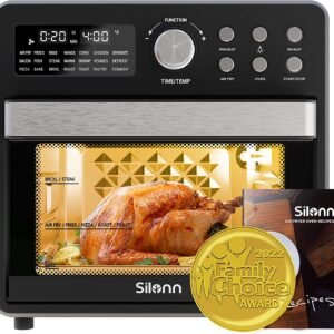 Silonn Air Fryer Oven 16QT 21-in-1 Smart Air Fryer Toaster Oven