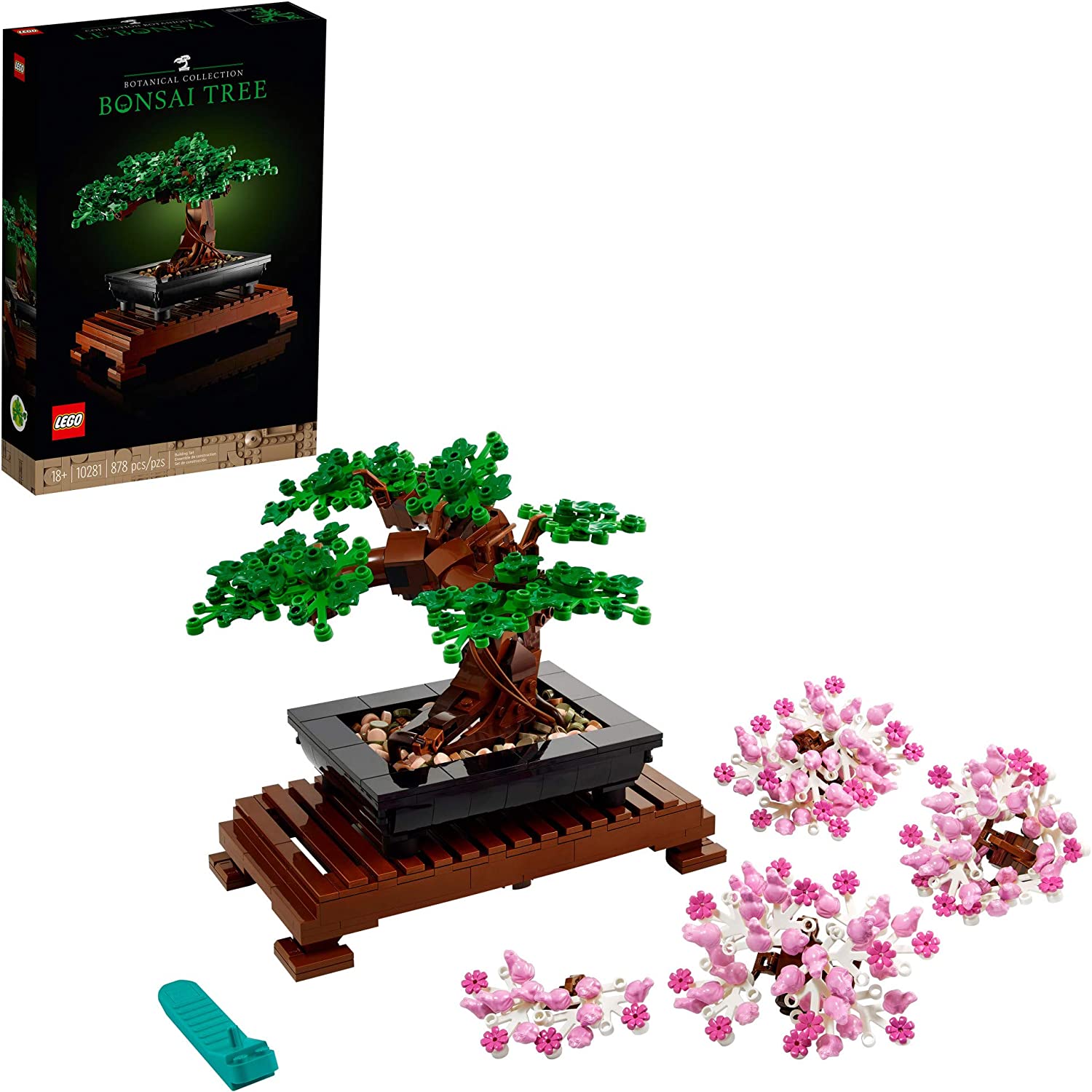 LEGO Bonsai Tree 10281 Building Kit, a Building Project to Focus The Mind with a Beautiful Display Piece to Enjoy, New 2021 (878 Pieces) Toys & Games