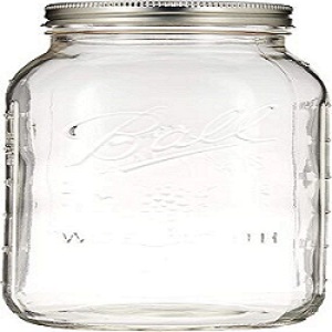 Ball Wide Mouth Half Gallon 64 Oz Jars with Lids and Bands